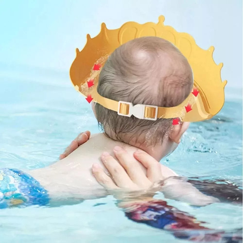 Gorro De Ducha Ajustable Para Proteger Ojos Oídos Del Bebé