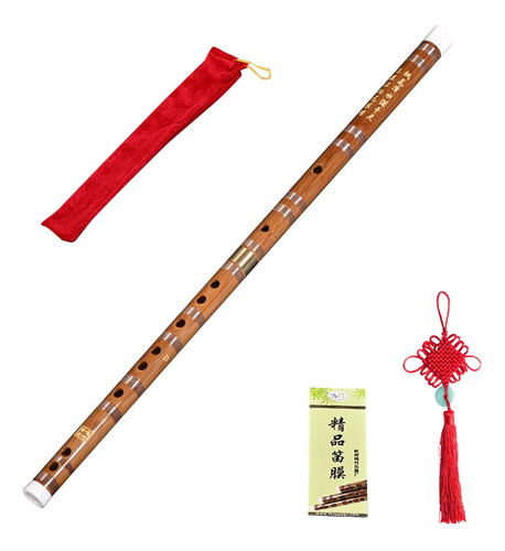 Flauta De Bambú D Key Dizi Instrumento Musical Tradicional C
