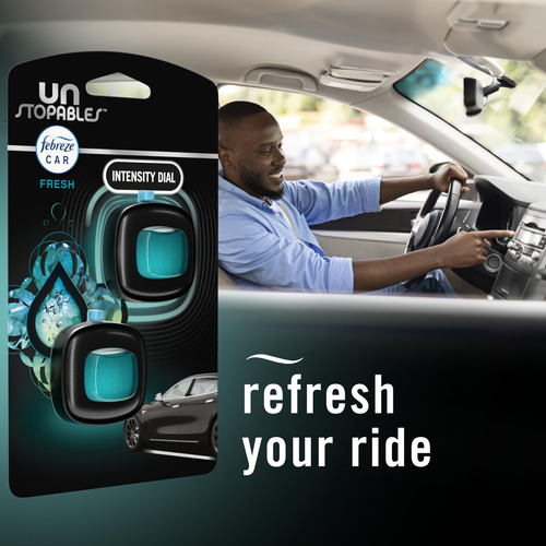 Ambientador De Coche Febreze Unstopables Clip Ventilación 4