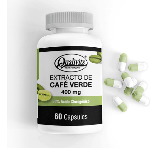 Café Verde 400 Mg X 60 Cápsulas Qualivits® | Adelgazante