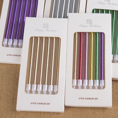 4 Paquete De 3-6 Velas De Cumpleaños, Adornos Para 4 Piezas