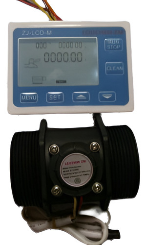 G 2  Pulgadas Sensor De Flujo De Agua Medidor + Lcd Controla