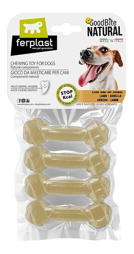 Juguete Masticable Perro Ferplast Natural Lamb Bone Xs