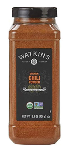 Watkins Gourmet Spice, Chile Organico En Polvo Oz. Bot