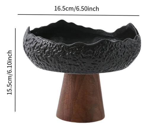 Plato De Postre De Cerámica Servicio De Tazón Modern Negro