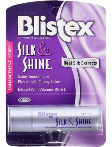 Blistex Seda & Shine, Spf 15 (4 unidades)