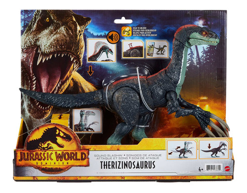 Figura De Acción Jurassic World Therizinosaurio
