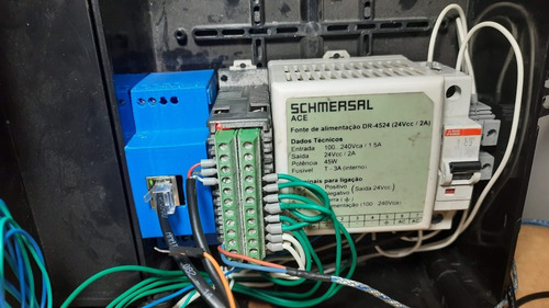 Case Wt32-eth01 Esp32 Ethernet Arduino Trilho Din