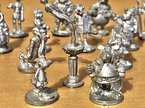 Coleção Miniaturas Chumbo Asterix E Obelix Antigo Raro (Usado)