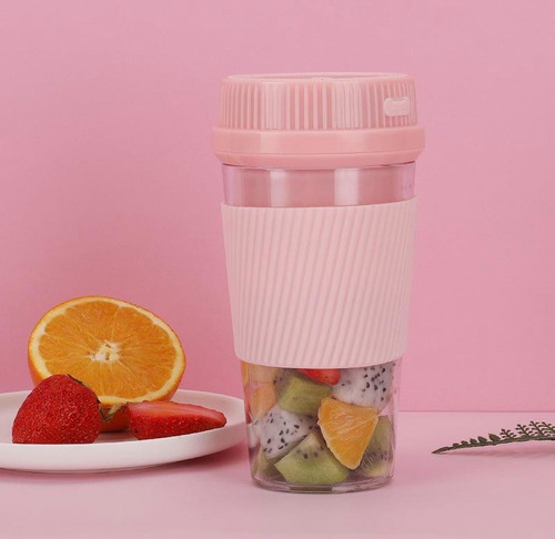 Imagen 8 de 10 de Vaso Licuadora Portatil Con Carga Usb Procesadora Con Fuerza