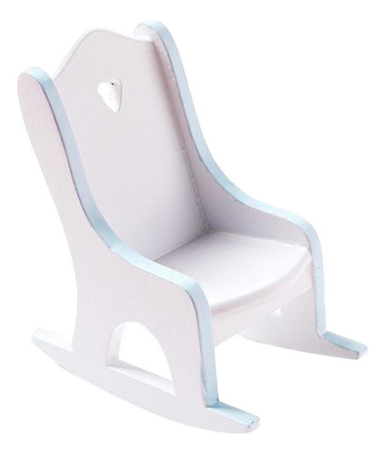 Silla Mecedora De Muebles De Balancín For Niños Blancos