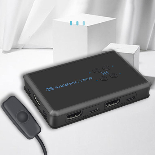 Conmutador Kvm Hdmi De 4 Puertos Box Selector De Switch Usb
