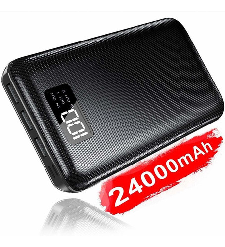 Portatil Power Bank 24000mah Capacidad Pantalla Lcd Digital