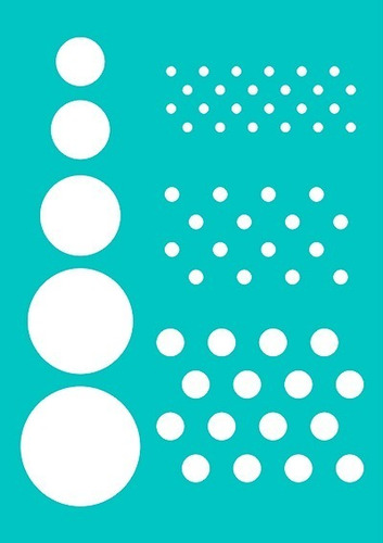Imagen 1 de 1 de Stencil Laura Craft Círculos