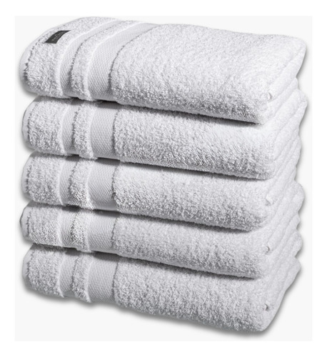 Toalhas De Banho Branca Gigante Gramatura 500 G/m² 10 Cor Branco Liso