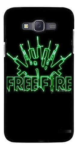 Funda Protector Rudo Para Samsung Galaxy Free Fire Game 01