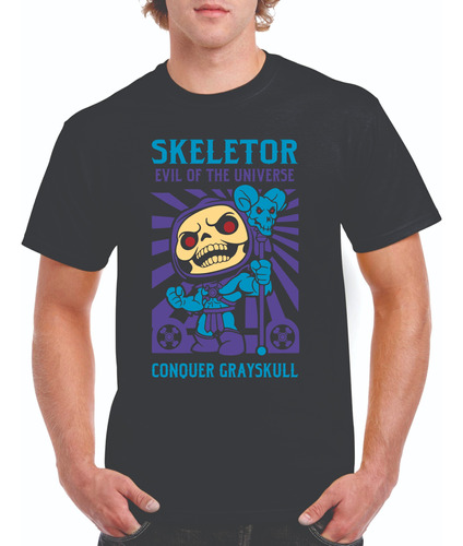 Playera - Skeletor Evil Of The Universo Grayskull