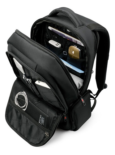 Mochila Tigernu Ejecutiva Para Notebook Negro T-b3143u