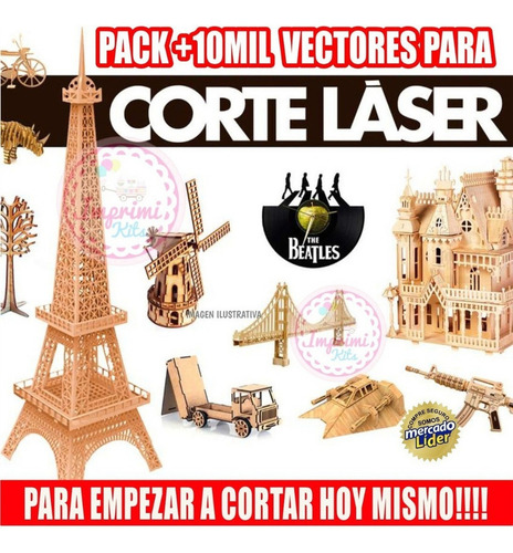 Mega Pack Vectores De Corte Laser Router Cnc Todo En Uno