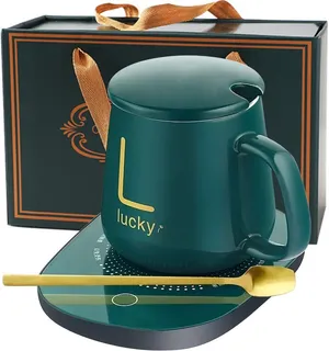 1 Kit Tazas Con Calentador Eléctrico Inteligente Los Regalos