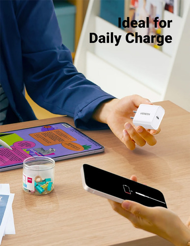 Ugreen 20w Mini Cargador Usb-c Original Android (240v)