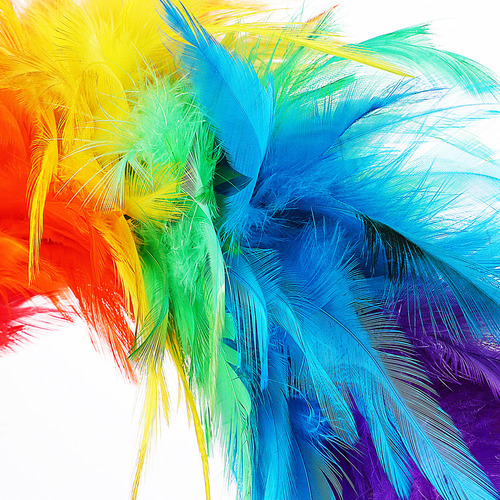 Diadema Rainbow Pride Plume Para Mujer, Accesorios Para El C