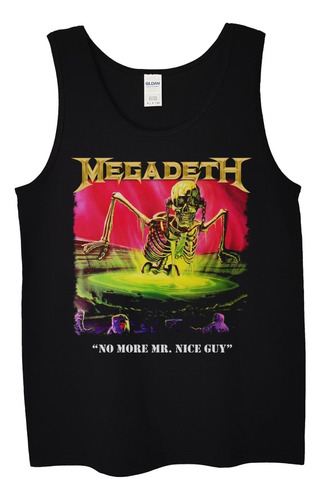 Polera Musculosa Megadeth No More Mr Nice  Metal Abominatron