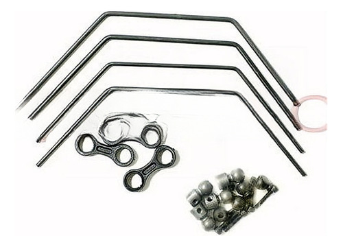 Losi Front/rear Sway Bar Kit: Lst/2, Xxl/2 Losb2221