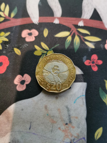 Moneda De 20 Pesos Emiliano Zapato