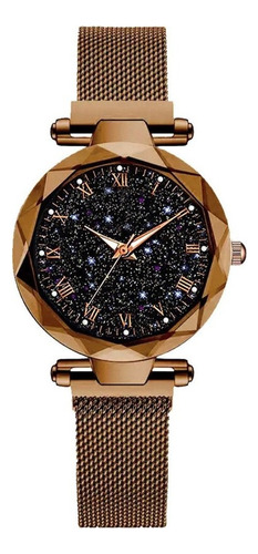 Lujo De Las Mujeres Relojes Magnético Cielo Estrellado Para