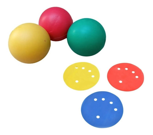 Imagen 1 de 8 de Kit Rehabilitacion Pelotas Antiestres X3 + Mano Flex X3