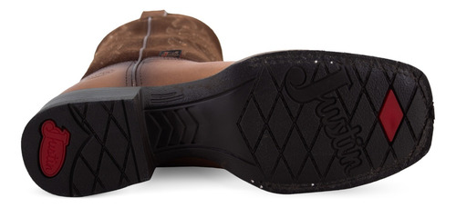 Botas Vaqueras Justin Hombre Iggy Blend Piel Jb5565