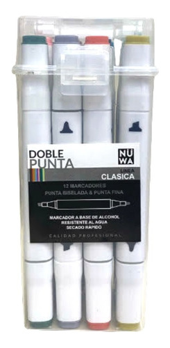 Marcadores Touch Linea Clasica X12 - Nuwa