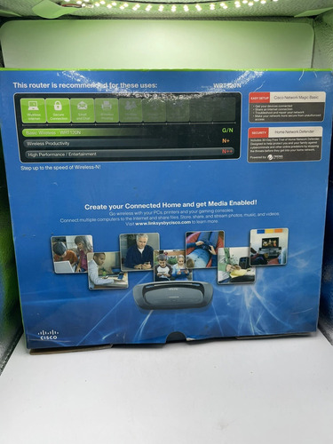 Router Wifi Inalambrico Linksys Wrt120n (Usado)