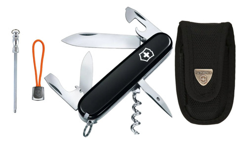 Kit Victorinox Navaja Spartan + Cordón +funda Nailon +chaira