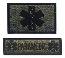 Comprar Parches Bordados De Técnico De Emergencia Emt, Insignias Mil