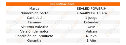 Kit Bujes Árbol Levas Std B3000 94/99 Sealed Power