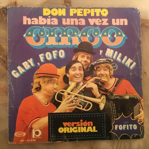 Gaby Fofo Y Miliki Simple 7' Español 1974 Don Pepito Vg+