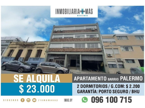 Imagen 1 de 14 de Alquiler Apartamento Palermo Montevideo Imas.uy N *