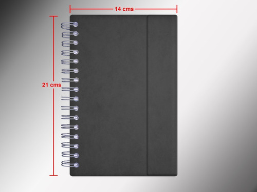 Paquete De 100 Cuadernos De Curpiel C/cierre De Imán C/logo