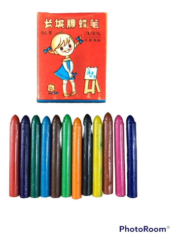 Pack X25 Cajitas De Mini Crayones X12 Colores Retro 