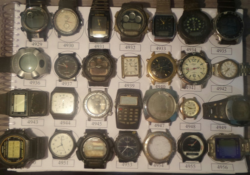 Lote 18 Sucatas Casio E Outros- Máquina Do Tempo