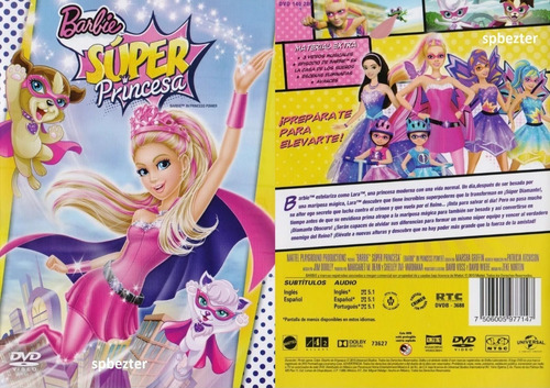 Barbie Amigas Princesas Coleccion 6 Peliculas Dvd Paquete 1