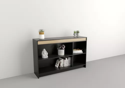 Cómoda Bellante Melamina Negra - Bien Home Muebles y Electrónica – Bien  Home Furniture