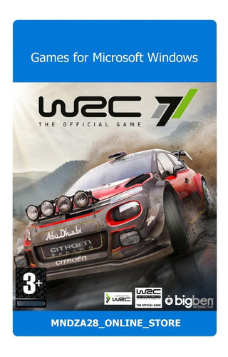 Wrc 7 World Rally Juego Para Pc En Físico