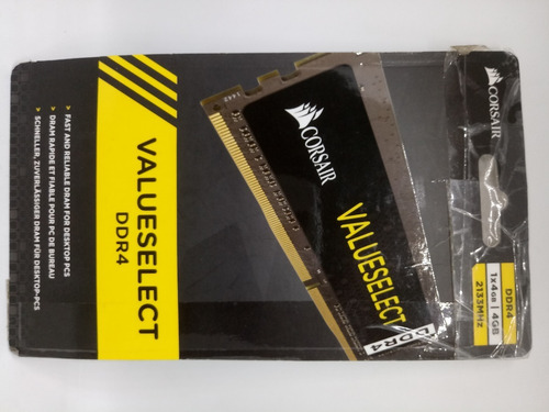 Memória Ram Value Select 4gb Corsair 2133 Mhz (Usado)