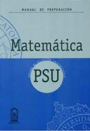 Manual Psu Matematica.