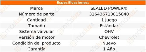 Kit Bujes Árbol Levas Std Skylark 94/98 Sealed Power