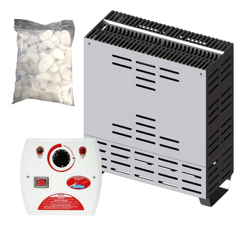 Kit Sauna Seca 6kw Sodramar Até 10m³ + Quadro Analógico 220v