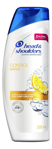 Shampoo Head & Shoulders Control grasa en botella de 375mL por 1 unidad